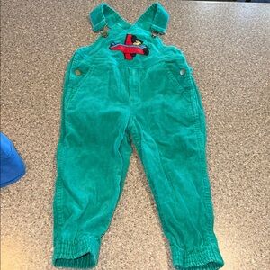 Vintage Christopher Rand airplane corduroy overalls